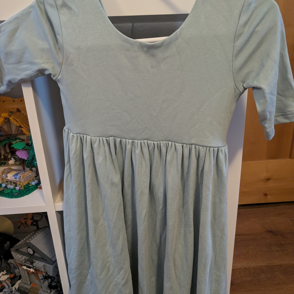Elegant Green Kids Dress